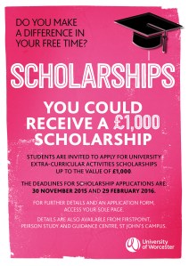 Scholarships 2015 poster