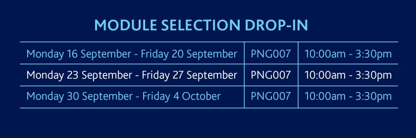 module drop-in sept 19